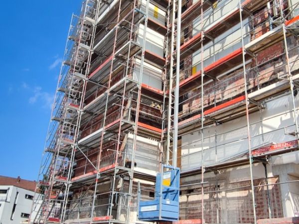 Gerüst Cnopfsche Kinderklinik, Nürnberg