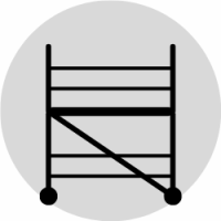 Icon Fahrbare Gerüste