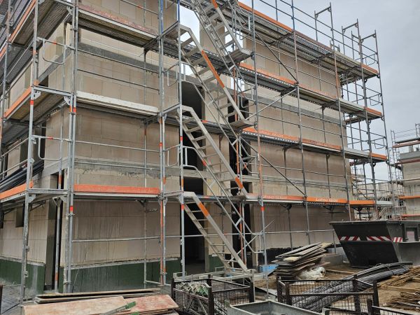 Gerüststellung Erich-Ollenhauer-Straße, Boxdorf