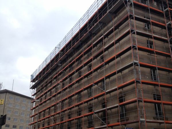 Gerüststellung Plaza Hotel